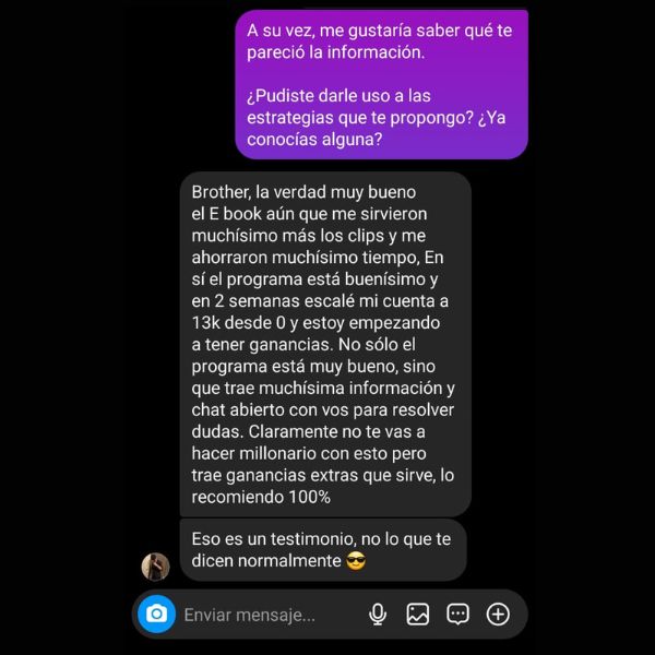 Testimonio alumno