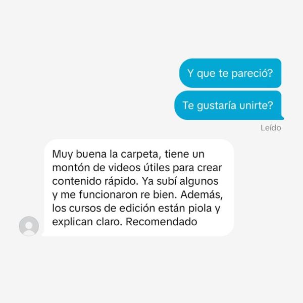 Testimonio alumno