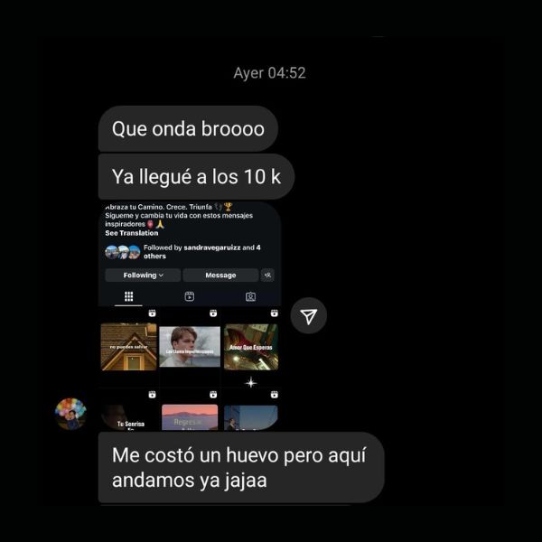 Testimonio alumno