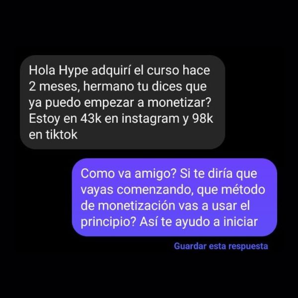 Testimonio alumno